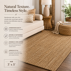 Sierra Chunky Handwoven Jute Rug