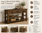 Timber Creek Acacia Wood Console Table