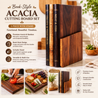 Willow Grove Acacia Cutting Board Set