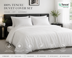 Haven Luxe Eucalyptus Tencel Cooling Duvet Cover Set – 3 Piece
