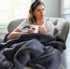 Luxury Indoor Large Blanket with Waterproof Backing | Pretty Rugged