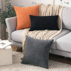 Willow Ridge Corduroy Striped Accent Pillow Cover