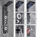 Cascade Royale LED Shower Panel System with Digital Temperature Display & 6-Function Spa Experience