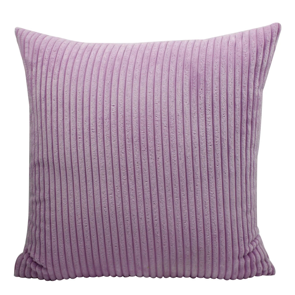 Willow Ridge Corduroy Striped Accent Pillow Cover
