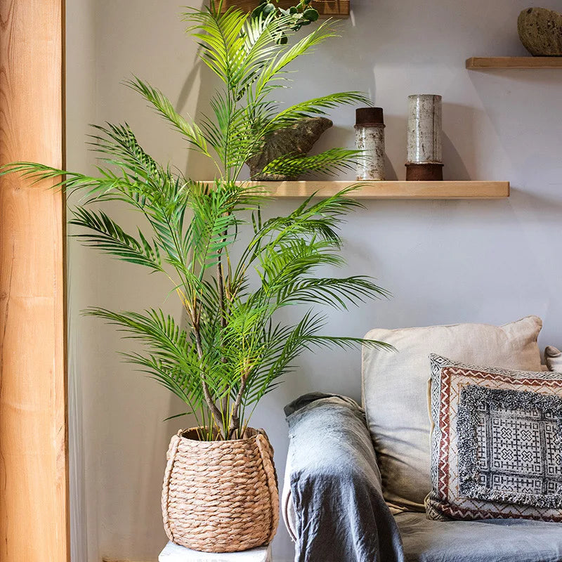 Tropical Haven Faux Monstera Palm Tree – 49" Indoor Greenery