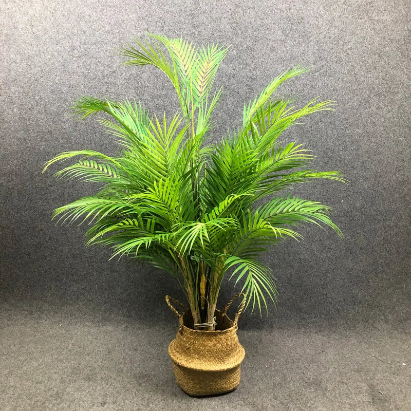 Tropical Haven Faux Monstera Palm Tree – 49" Indoor Greenery