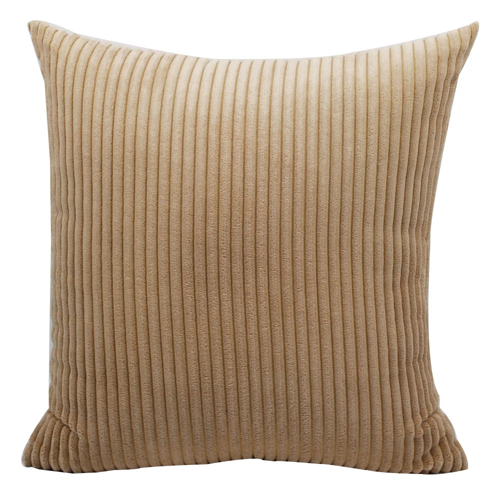 Willow Ridge Corduroy Striped Accent Pillow Cover