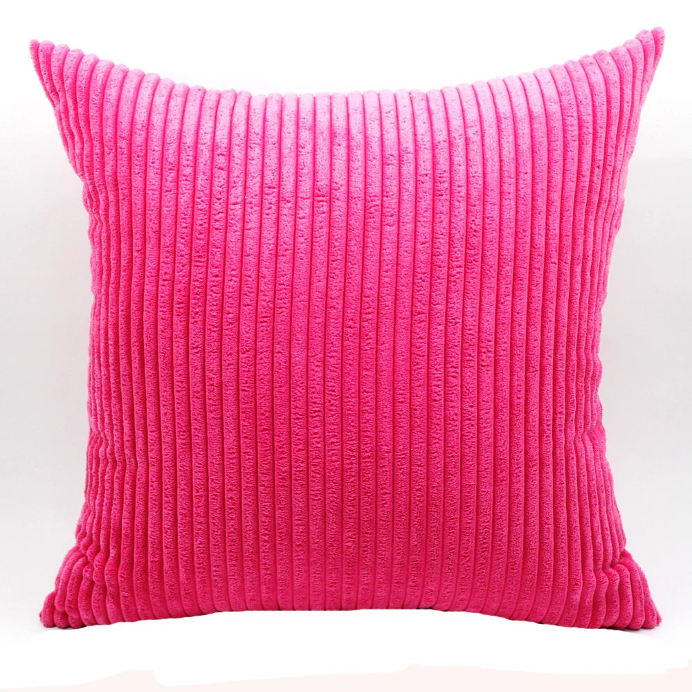 Willow Ridge Corduroy Striped Accent Pillow Cover