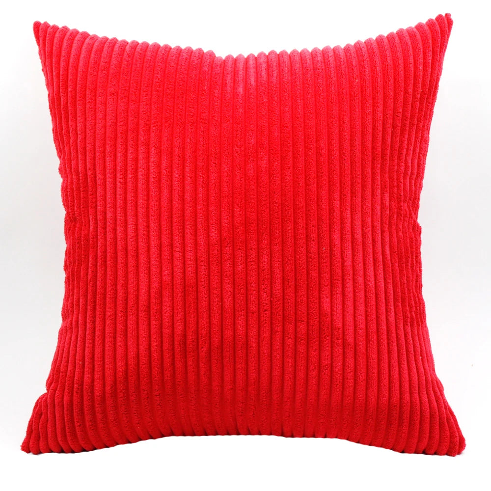 Willow Ridge Corduroy Striped Accent Pillow Cover