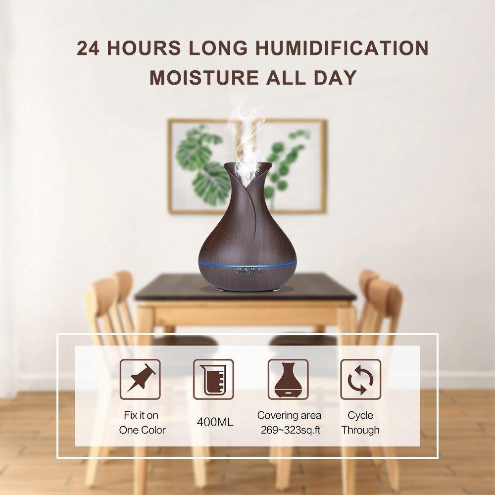 Ultrasonic Essential Oil Diffuser, 500ml