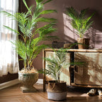 Tropical Haven Faux Monstera Palm Tree – 49" Indoor Greenery