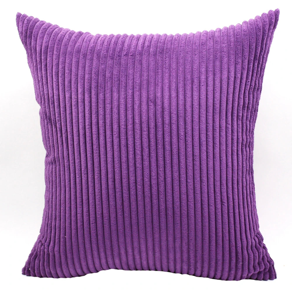 Willow Ridge Corduroy Striped Accent Pillow Cover
