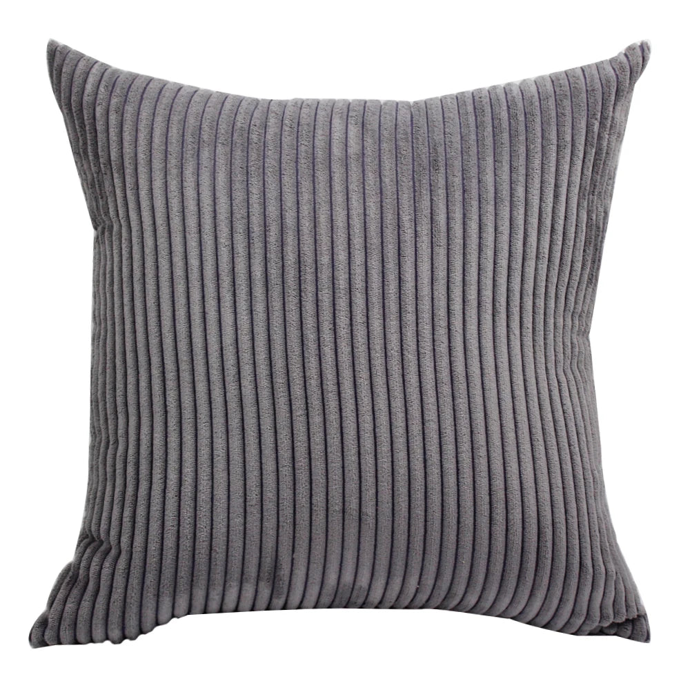 Willow Ridge Corduroy Striped Accent Pillow Cover