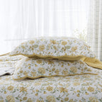 Kasentex Reversible Lightweight Cotton Floral Bedding Set Twin/Queen/King - Comfortable Home Bedding
