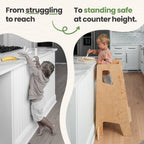 Montessori Toddler Tower - Adjustable Kitchen Stool Helper
