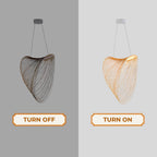 Sculptural Spiral Pendant Lamp | Minimalist Wabi-Sabi Lighting