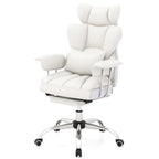 Big and Tall Executive Office Desk Chair with Footrest