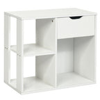 5-Piece Modern Living Room Table Set, White