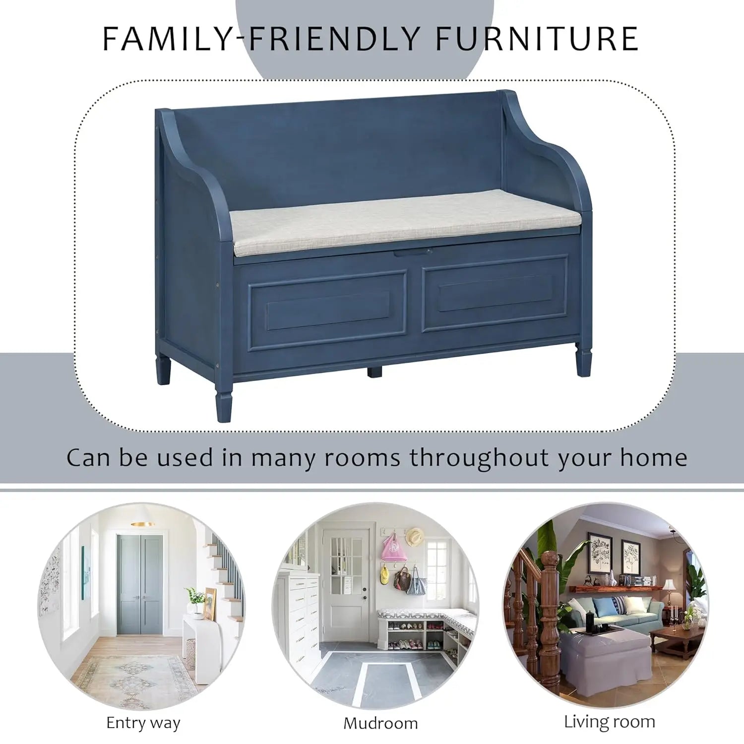 Willow Ridge Entryway Storage Bench
