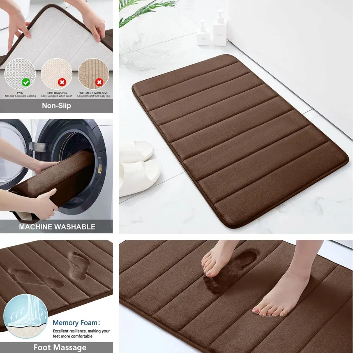 Cloud Comfort Memory Foam Bath Mat