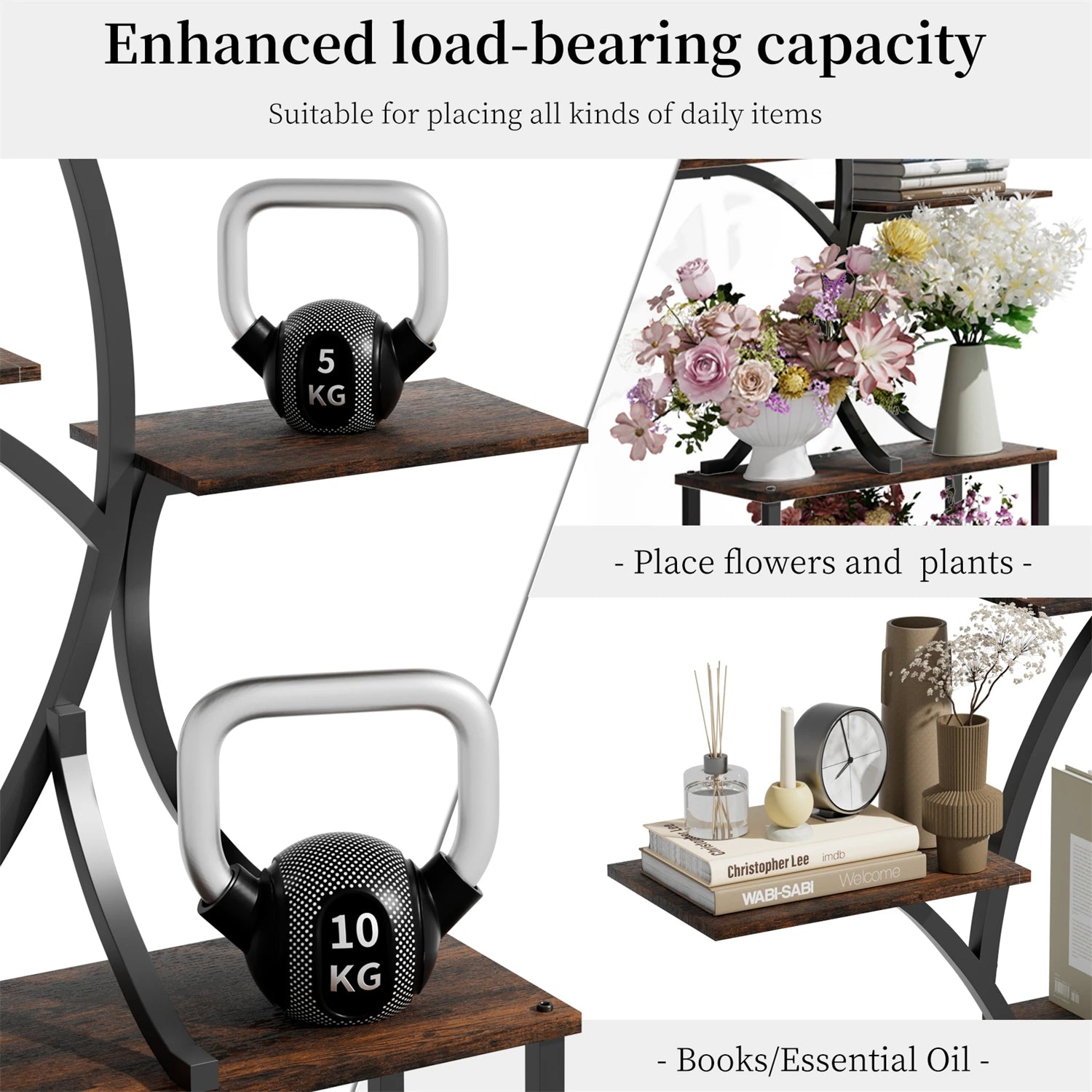 Tree-Shaped 7-Tier Plant Display Stand