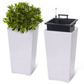 Haven Ridge Self-Watering Planter Pot Set – 2 Piece