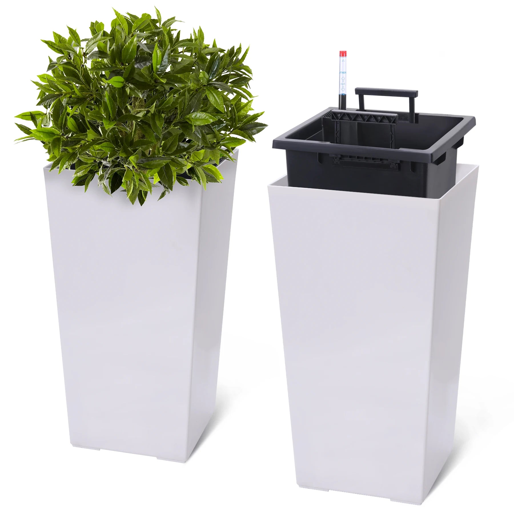 Haven Ridge Self-Watering Planter Pot Set – 2 Piece