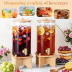 Haven Ridge Entertain 1.5-Gallon Glass Beverage Dispenser Set – 2 Piece