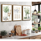 Sage Meadow Botanical Farmhouse Canvas Wall Art