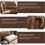 Refined Leather Recliner Chair