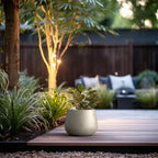 Curva Round Modern Planter with Drainage Plug