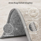 Haven Ridge Washable Cotton Area Rug – 8' x 10'