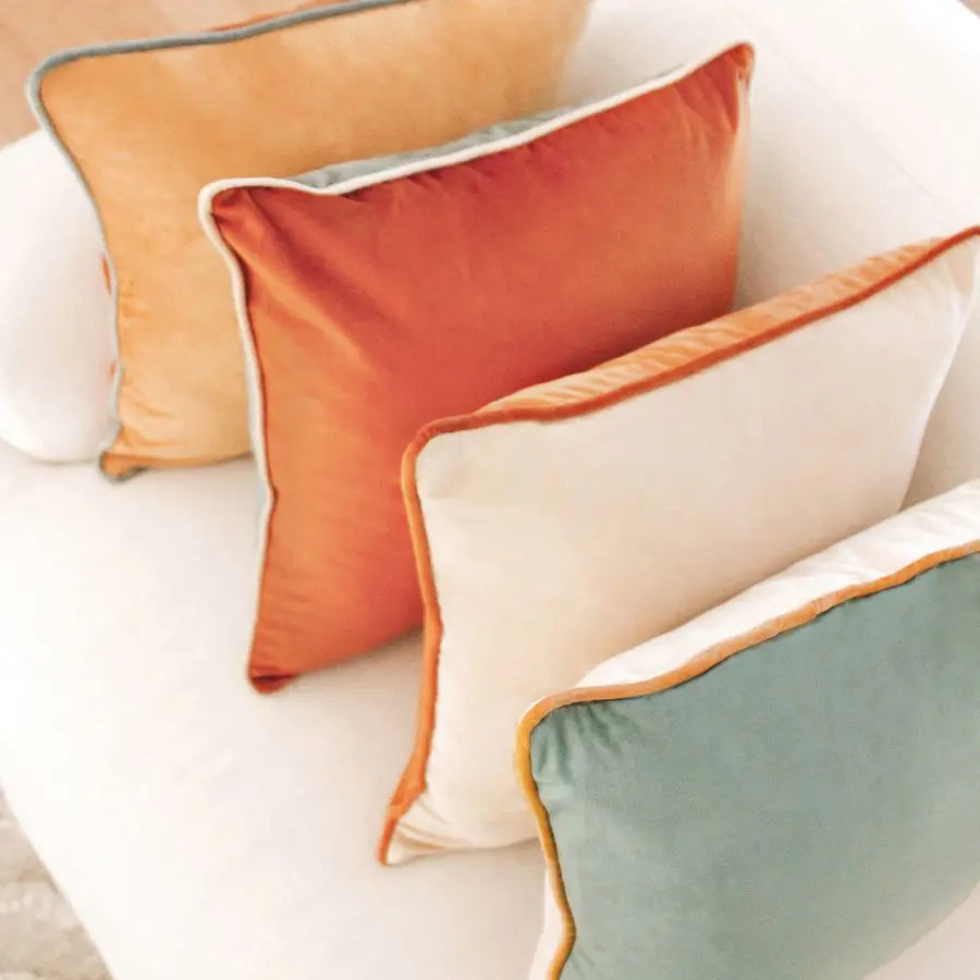 LuxeVelvet Double-Sided Decorative Pillow Cover Set – 4 Piece