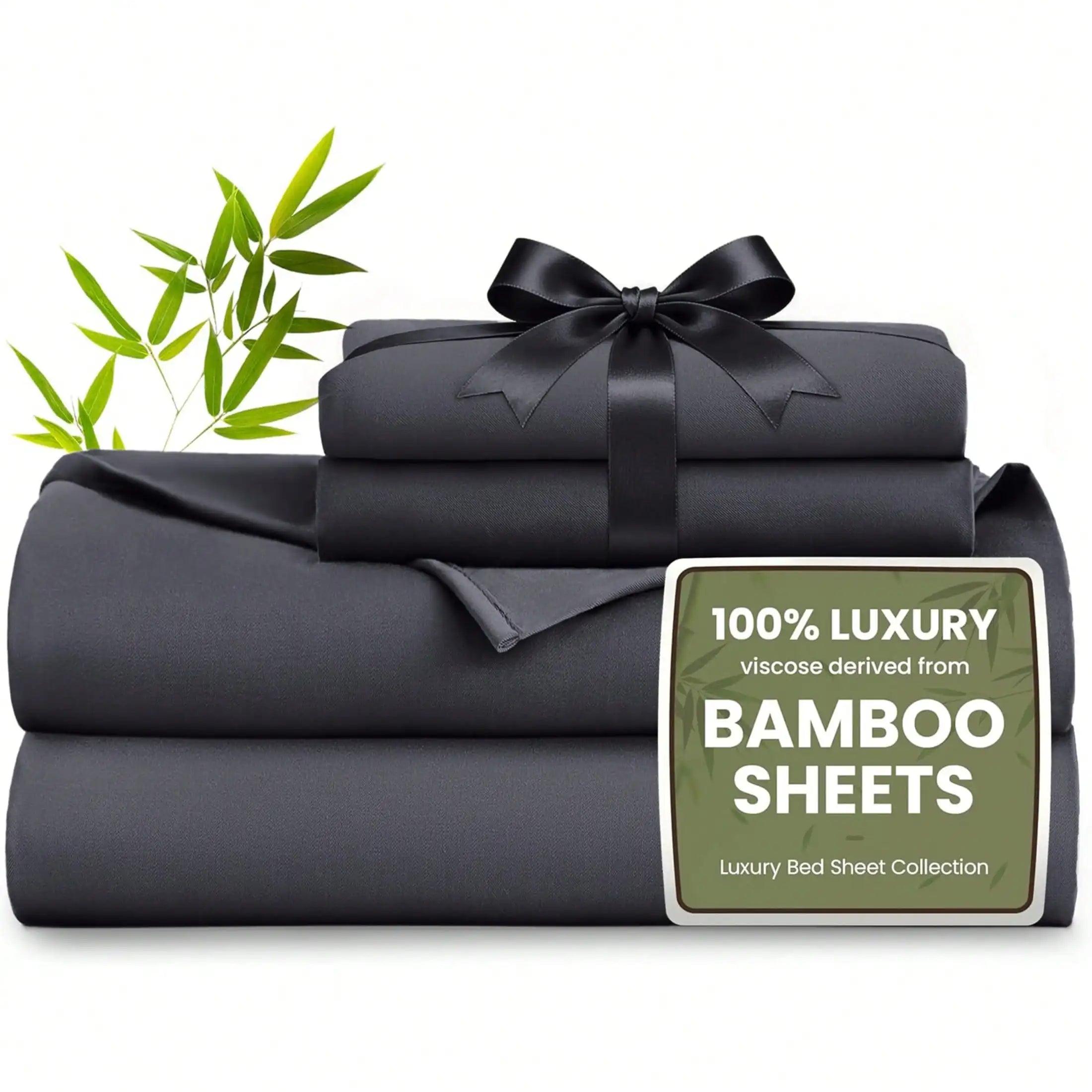 Haven Ridge Luxe Bamboo Viscose Bedding Set – 4 Piece