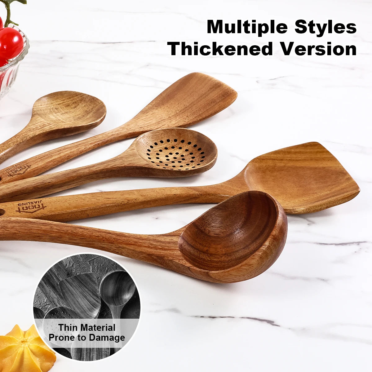 Heritage Wooden Kitchen Utensil Set