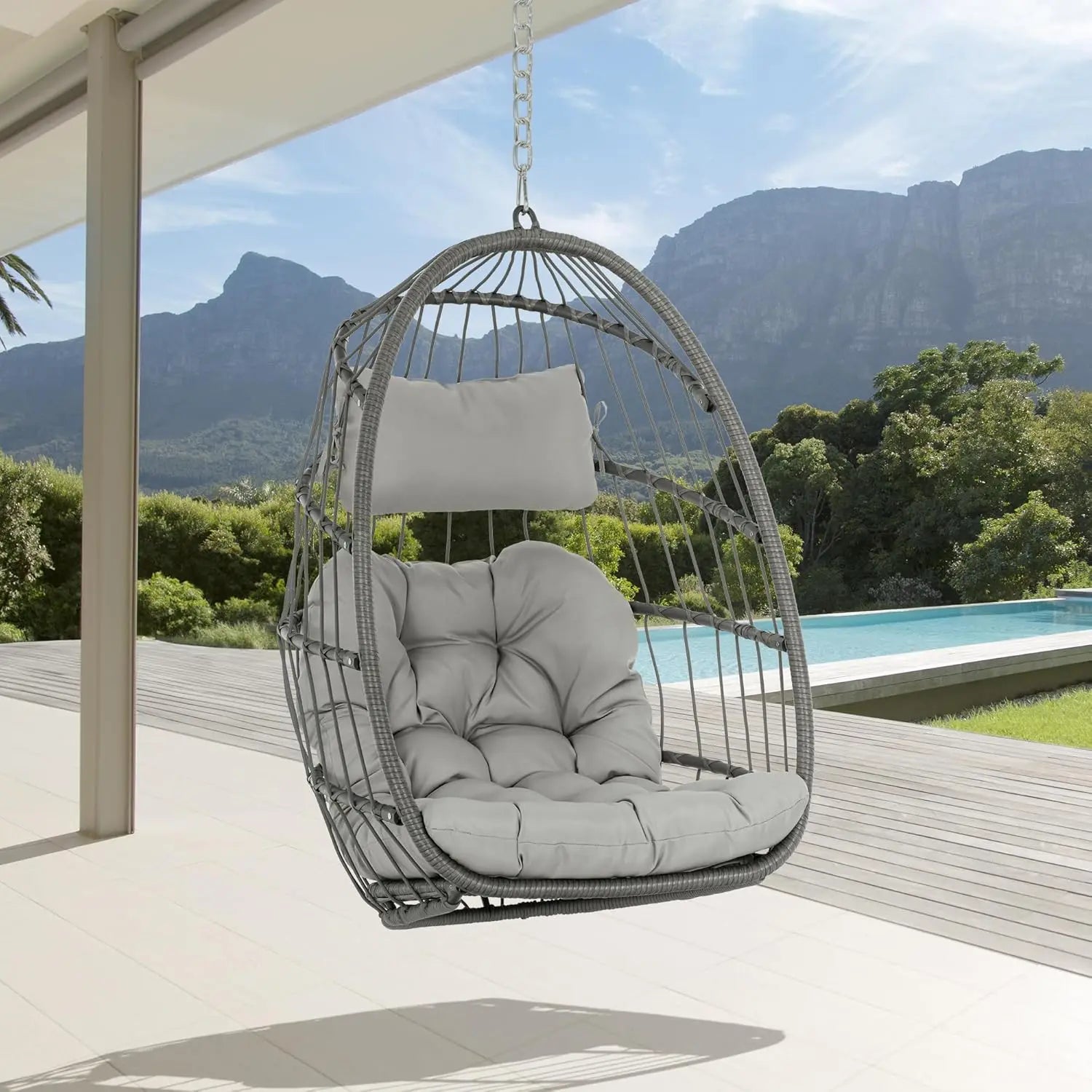 Haven Ridge Foldable Hanging Egg Swing Chair