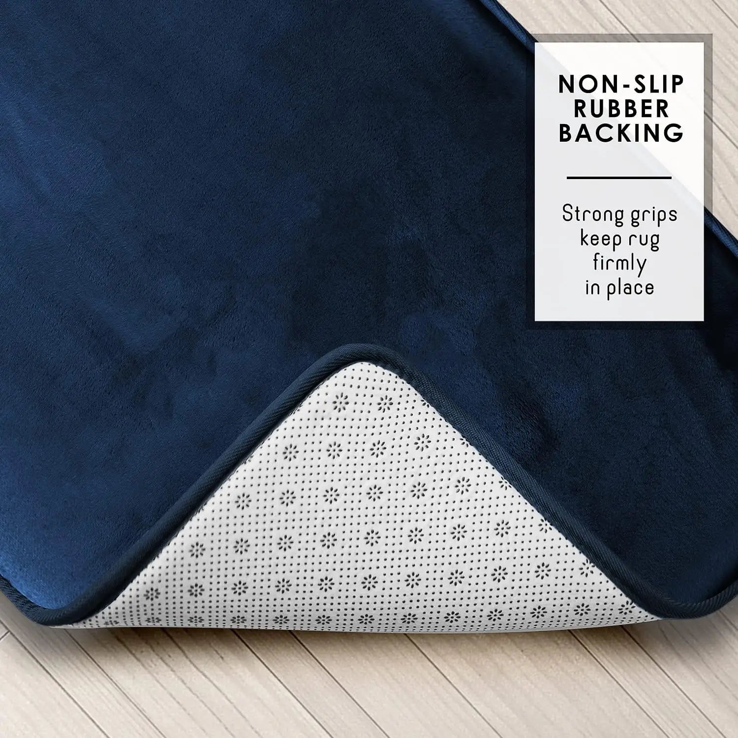 Serenity Velvet Memory Foam Bath Mat Set
