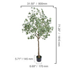 Mediterranean Faux Olive Tree – 4FT, 5FT & 6FT