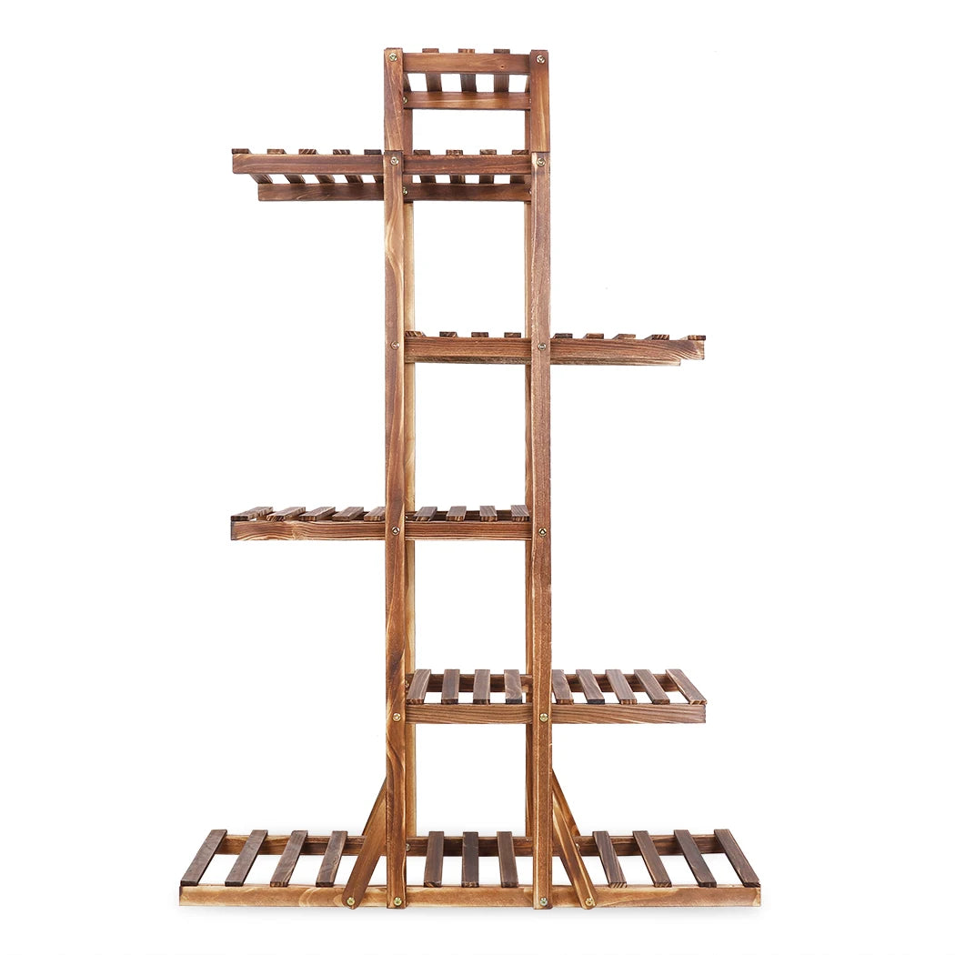 Haven Ridge 6-Tier Solid Pine Wood Plant Stand