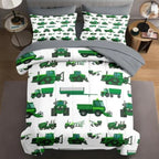 Mid-Century Sun & Leaf Comforter Bedding Set