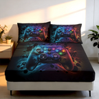 Gamer Controller Cooling Fitted Sheet Set