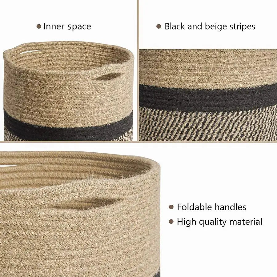 Willow Haven Handwoven Jute Plant Basket