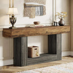 Farmhouse 2-Tier Console Table