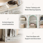 Haven Ridge Heritage Farmhouse Console Table – 63 Inch