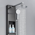 Cascade Spa Luxury Shower Panel System with LED Temperature Display