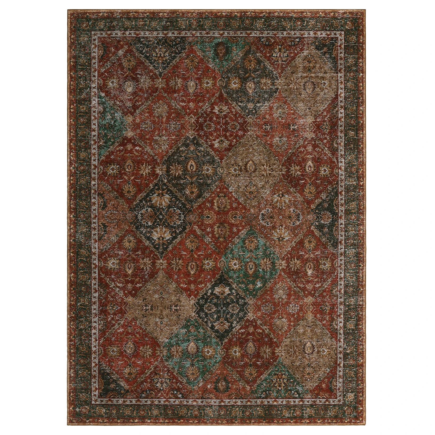 Haven Ridge Moroccan Trellis Washable Area Rug