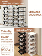 Haven Ridge SpaceSaver Vertical Shoe Organizer – 6 or 9 Tier