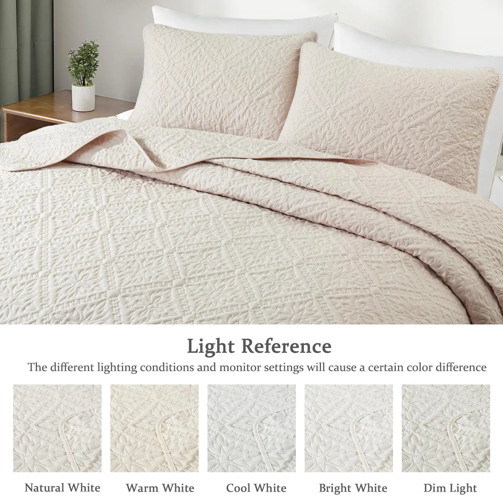 Willow Bloom Quilted Bedspread Set