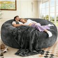 Big Bean Bag Chairs or Adults, Bean Bag Chair with iller Memory oam Chair Super Sot Plush, Living Room urniture, Suitable or Bed