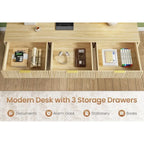 Ashton Executive 55" Home Office Desk with Storage Drawers